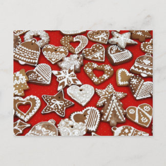 Tarjeta de receta de cocina para navidades