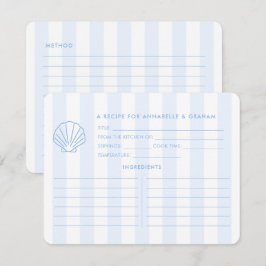 Tarjeta de Receta de Fiesta de Despedida de Solter