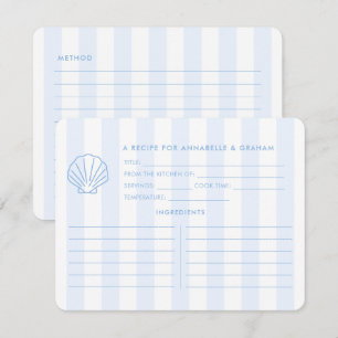 Tarjeta de Receta de Fiesta de Despedida de Solter