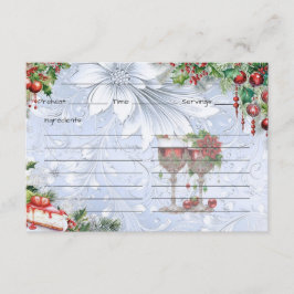 Tarjeta de receta de Frost Bite