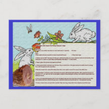 Tarjeta de receta de Ham Easter horneada