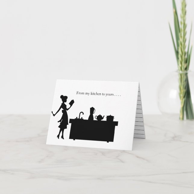 Tarjeta de receta - De mi cocina a la tuya (Anverso)