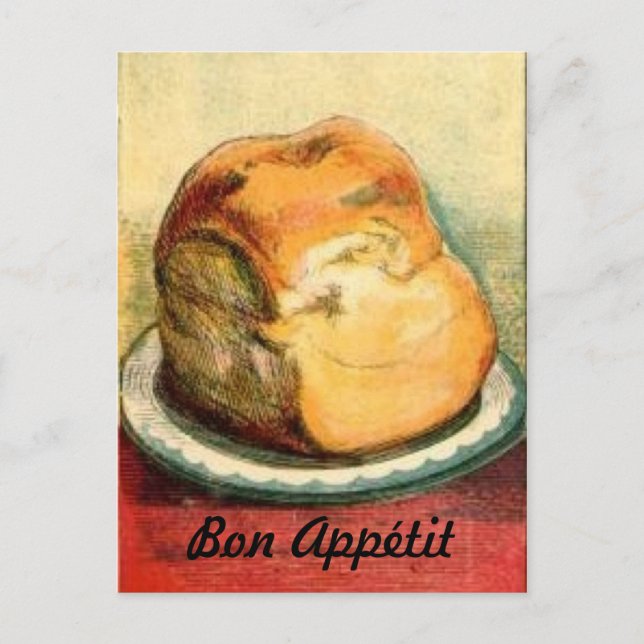 Tarjeta de receta de pan con apetito de Bon (Anverso)