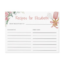 Tarjeta De Receta De Pronto Para Ser Susurrada