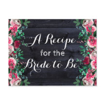 Tarjeta de receta de Rubor de vino y marisma de ma