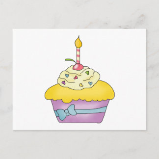 Tarjeta de receta de torta amarilla