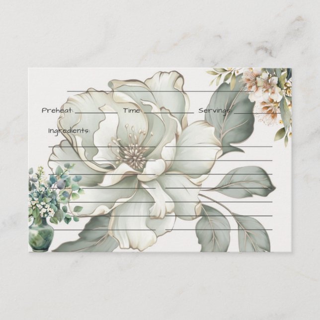 Tarjeta de receta de tranquilidad (Anverso)