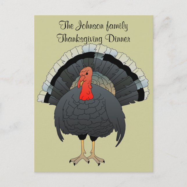 Tarjeta de receta de Turquía (Anverso)