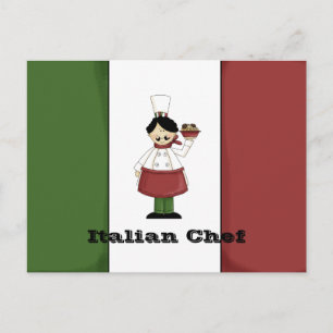 Tarjeta de receta del chef italiano #3