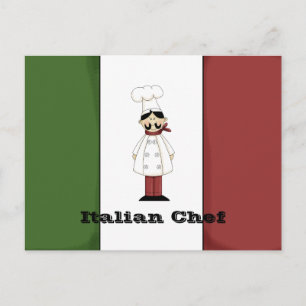 Tarjeta de receta del chef italiano #6
