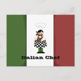 Tarjeta de receta del chef italiano #8