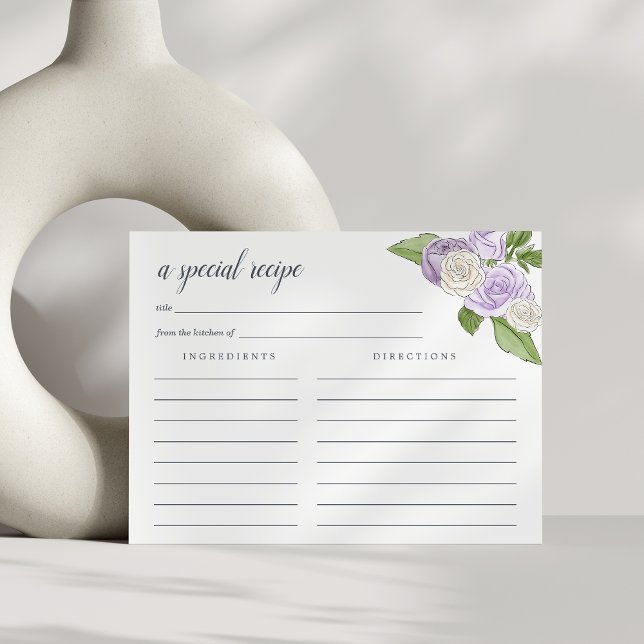 Tarjeta de receta del jardín del Rosa (Subido por el creador)