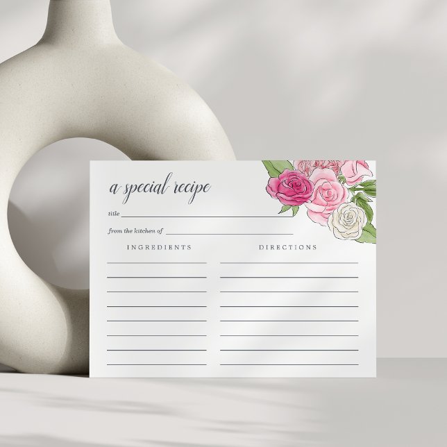 Tarjeta de receta del jardín del Rosa (Subido por el creador)