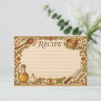 Tarjeta de receta Elegancia en Toscana