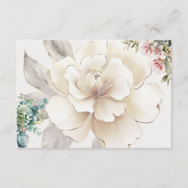 Tarjeta de receta en blanco Serenity (Anverso)