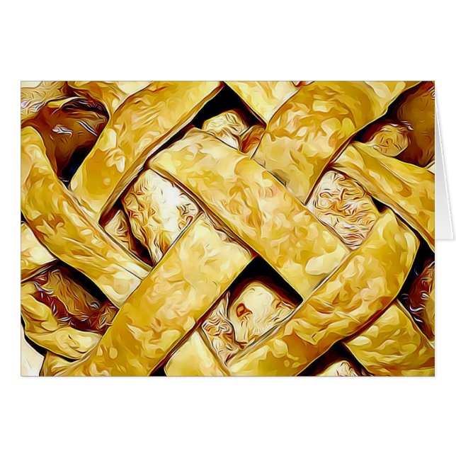 Tarjeta de receta feliz Apple Pie Day (Anverso (Horizontal))