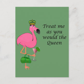 Tarjeta de receta Flamingo