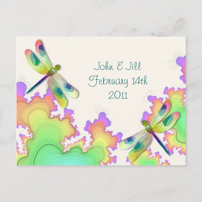 Tarjeta de receta Fractal de Dragonfly (Anverso)