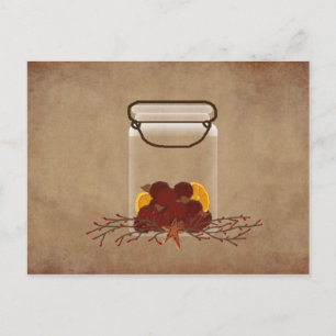 Tarjeta de receta Jar Fixins