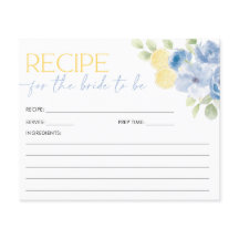 Tarjeta de Receta Main Squeeze Blue Citrus Despedi