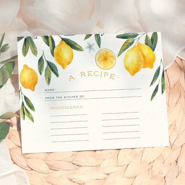 Tarjeta de Receta Main Squeeze Despedida de Solter (Subido por el creador)