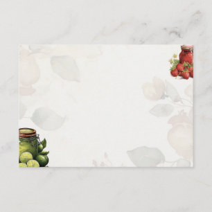 Tarjeta de receta Marmalade Basic Blank