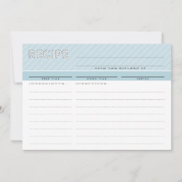 TARJETA DE RECETA MODERNA organizador mono pato hu