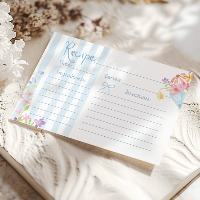 Tarjeta de receta nupcial de Coquette Bridal (Subido por el creador)