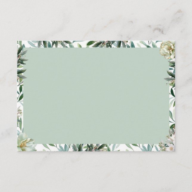 Tarjeta de receta Olive You Blank (Anverso)