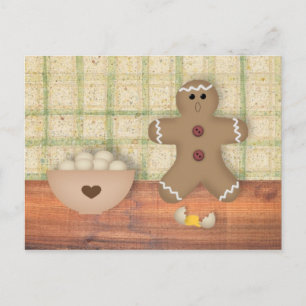 Tarjeta de receta "Oops" para hombre de pan de jen