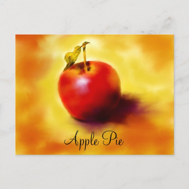 Tarjeta de receta para Apple Pie (Anverso)