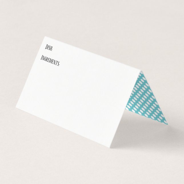 Tarjeta de receta para desh del punto de contacto  (Anverso)