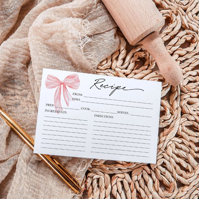 Tarjeta de receta para despedida de soltera con la (Subido por el creador)