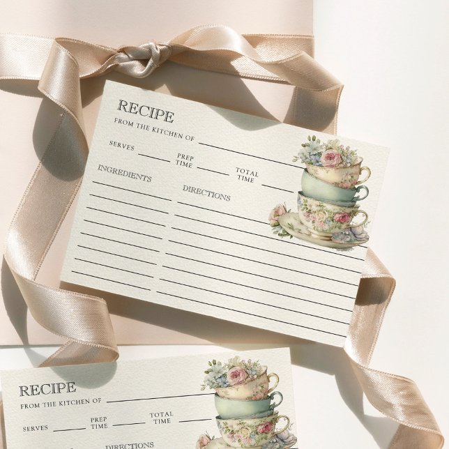 Tarjeta de receta para ducha de Fiesta de novia de (Subido por el creador)