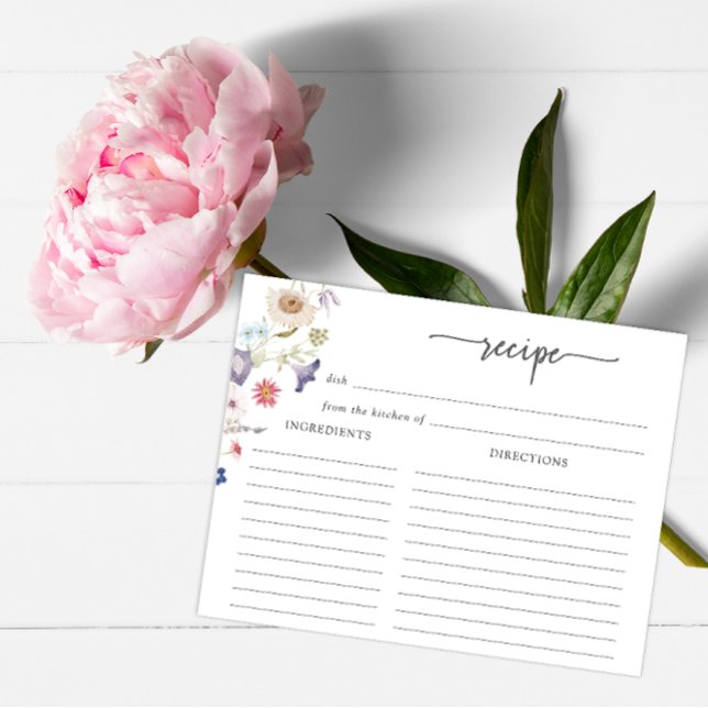 Tarjeta de receta para ducha de novia (Subido por el creador)