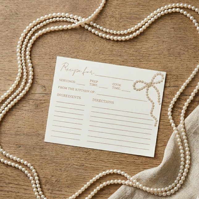 Tarjeta de receta para la despedida de soltera con (Subido por el creador)