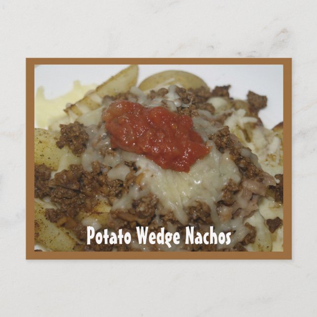 Tarjeta de receta para nachos de maripota Wedge (Anverso)