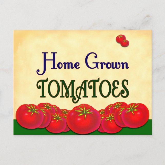 Tarjeta de receta para Personalizado de tomate cas (Anverso)