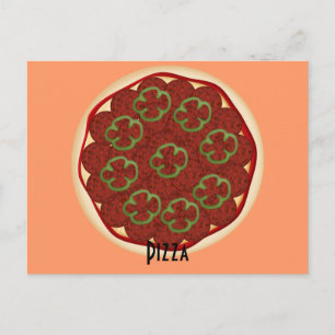 Tarjeta de receta Pepperoni y Peppers Pizza