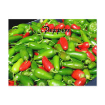 Tarjeta de receta - Peppers