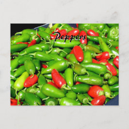 Tarjeta de receta - Peppers