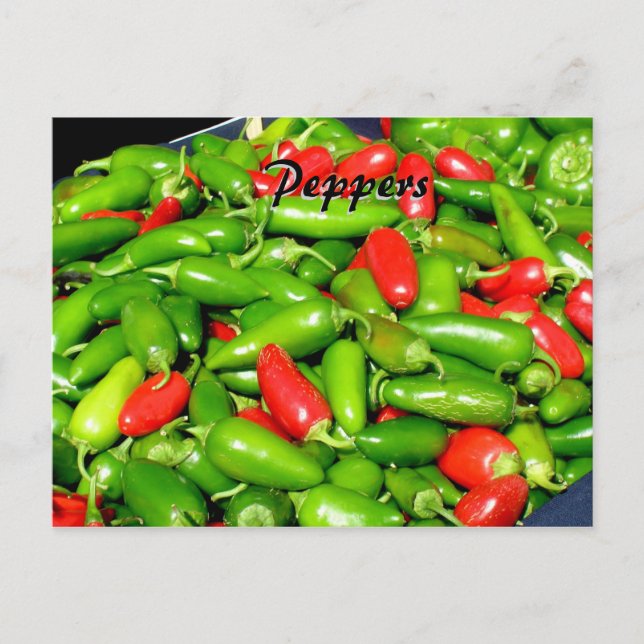 Tarjeta de receta - Peppers (Anverso)