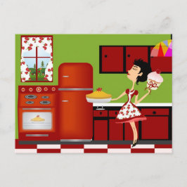 Tarjeta de receta retro