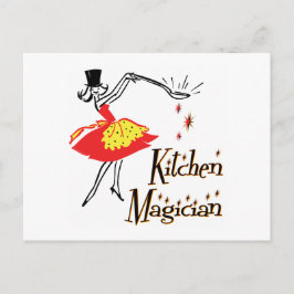 Tarjeta de receta retro de Personalizado mago de c
