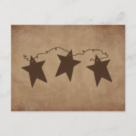 Tarjeta de receta Rusty Stars
