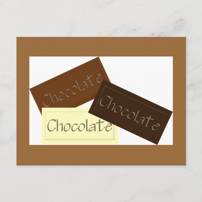 Tarjeta de receta triple de chocolate (Anverso)