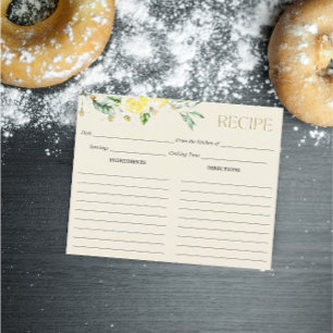 Tarjeta de recetada de ducha de riñón principal de