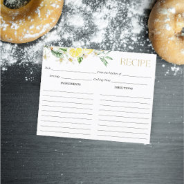 Tarjeta de recetada de ducha de riñón principal de