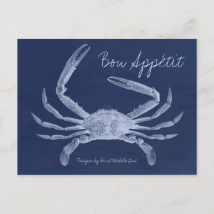 Tarjeta de recetas Bon Appétit King Crab