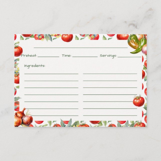 Tarjeta de recetas Chips 'N Salsa (Anverso)